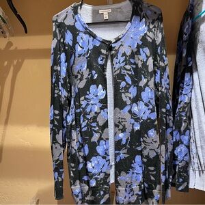 Croft & Barrow Floral Cardigan